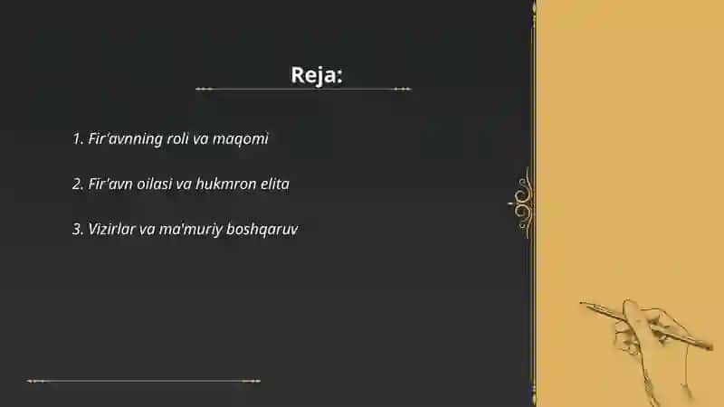 Qadimgi Misrning ijtimoiy tuzimi 2