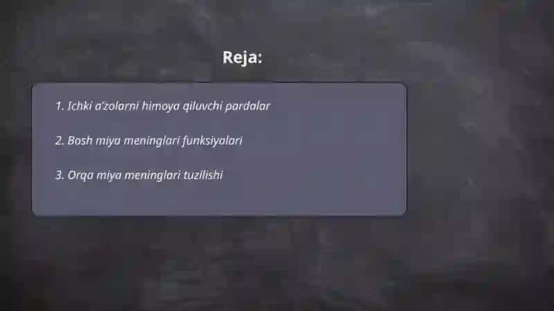 Ichki a’zolarni himoya qiluvchi pardalar 2