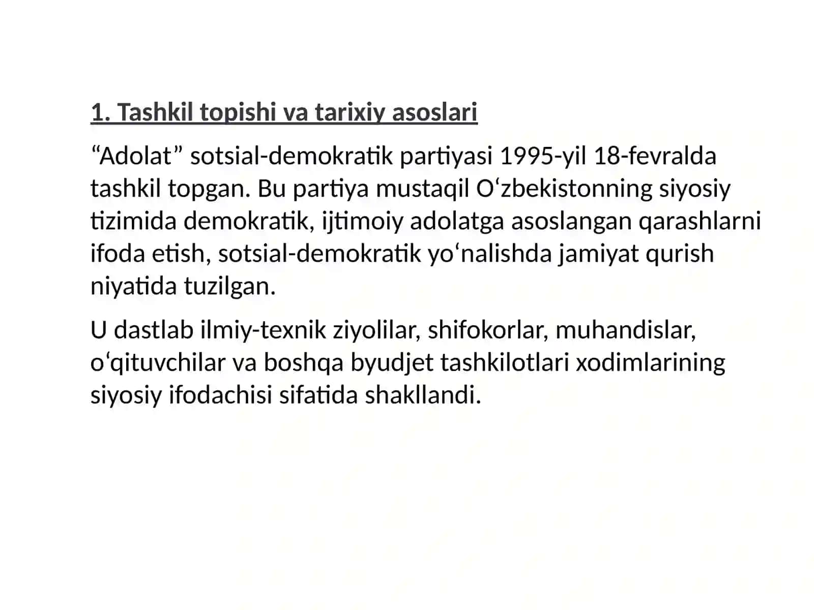 Adolat sotsial-demokratik partiyasi 2