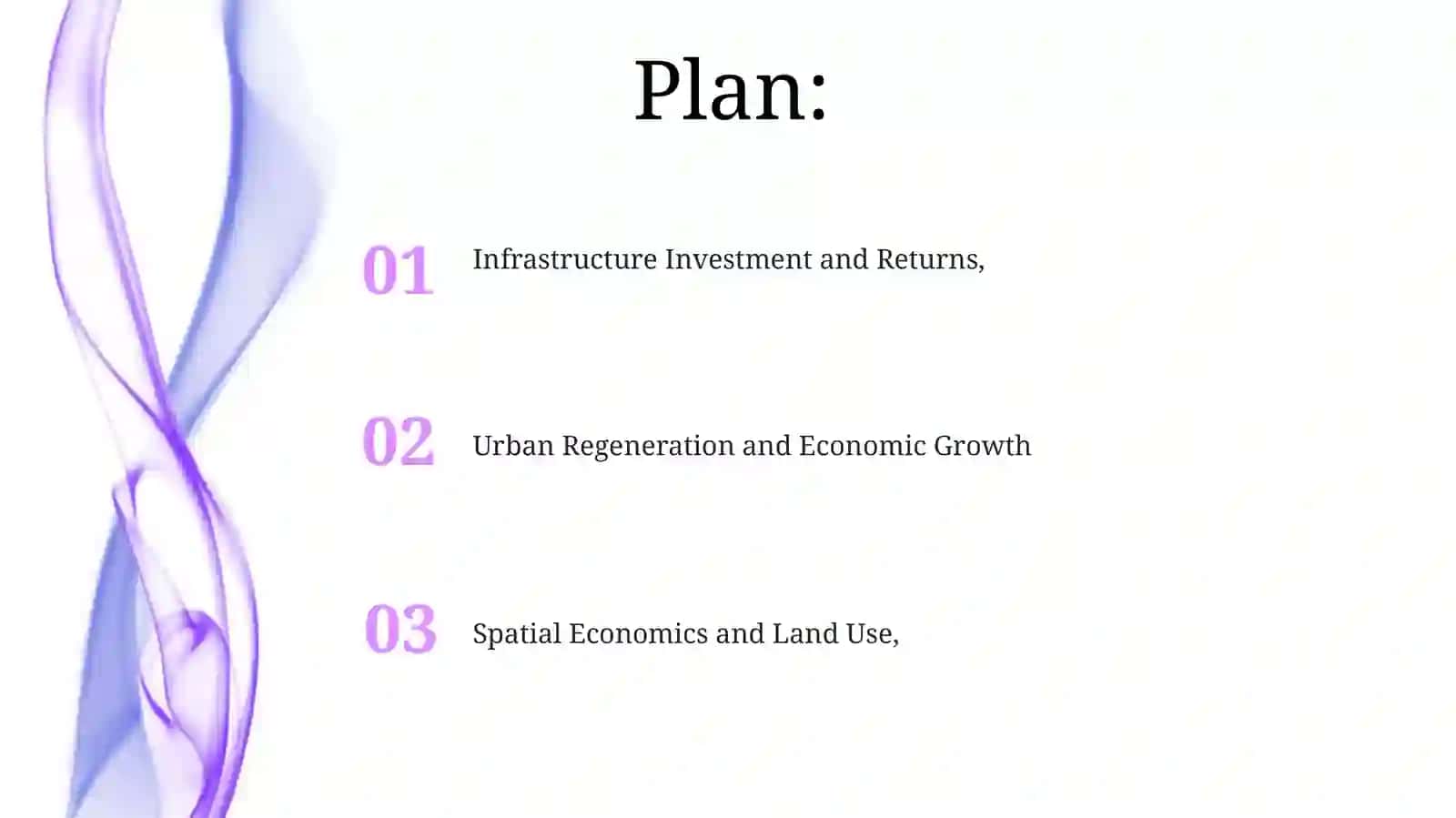 Urban Planning and Economic Development 2