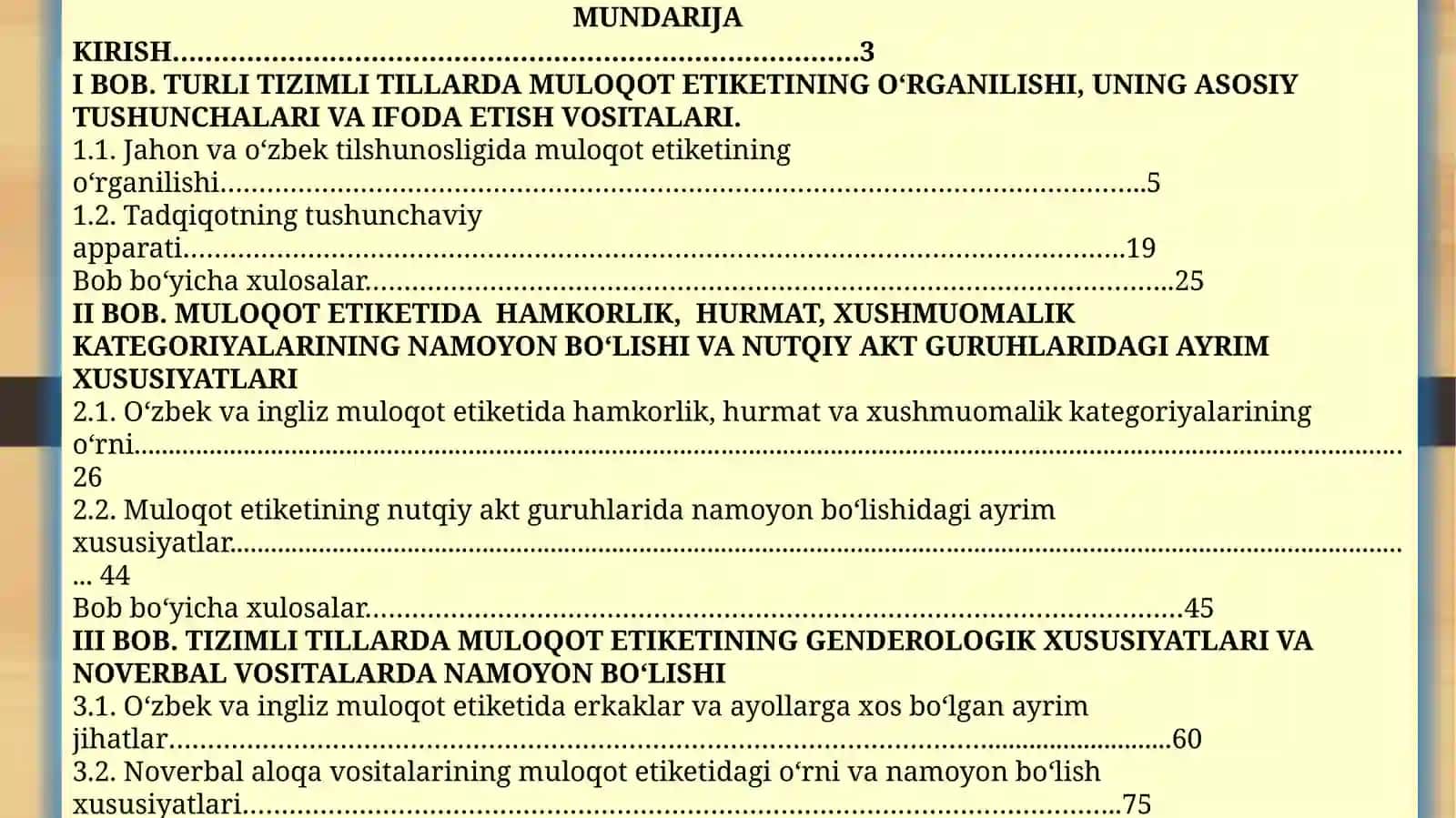 Turli tizimli tillarda muloqot etiketi tahlili 2