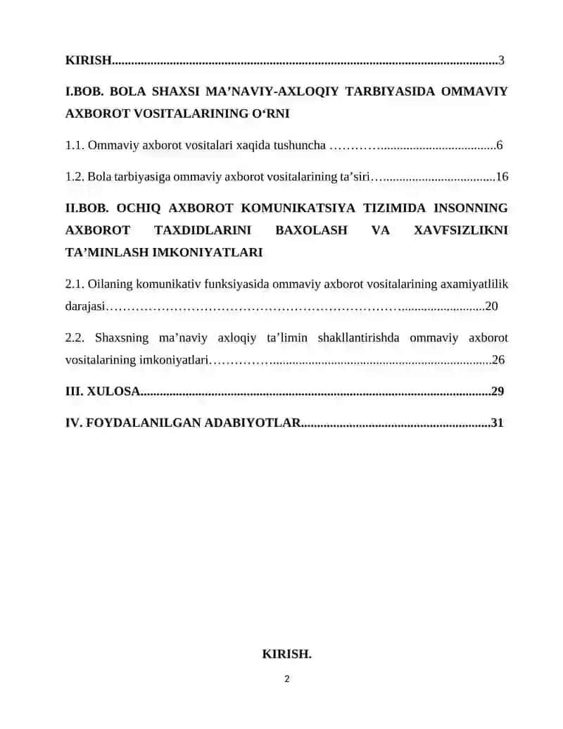 KURS ISHI 2