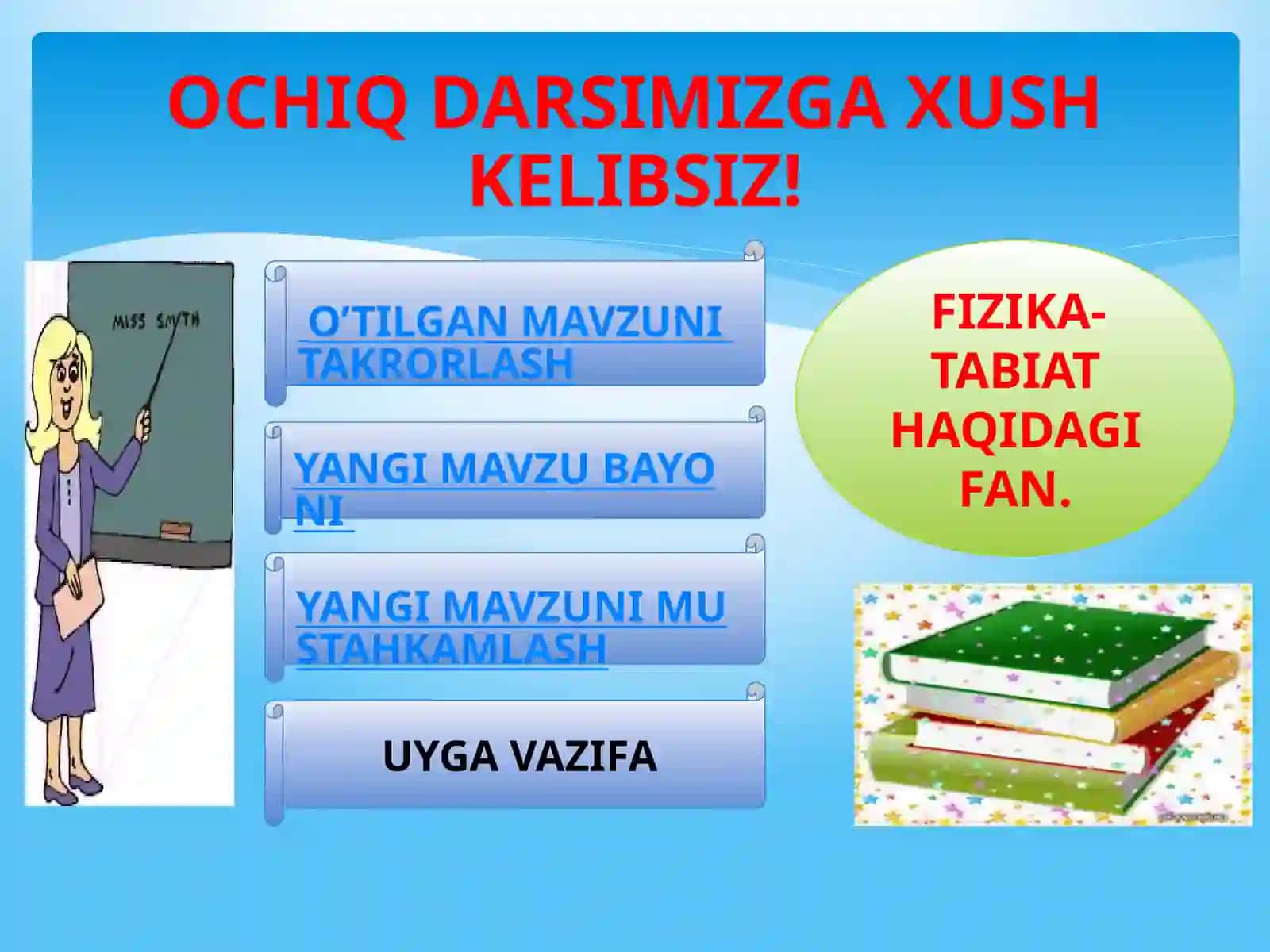 10-sinf Fizika Momentlar qoidasiga asoslanib ishlaydigan oddiy mexanizmlar 2