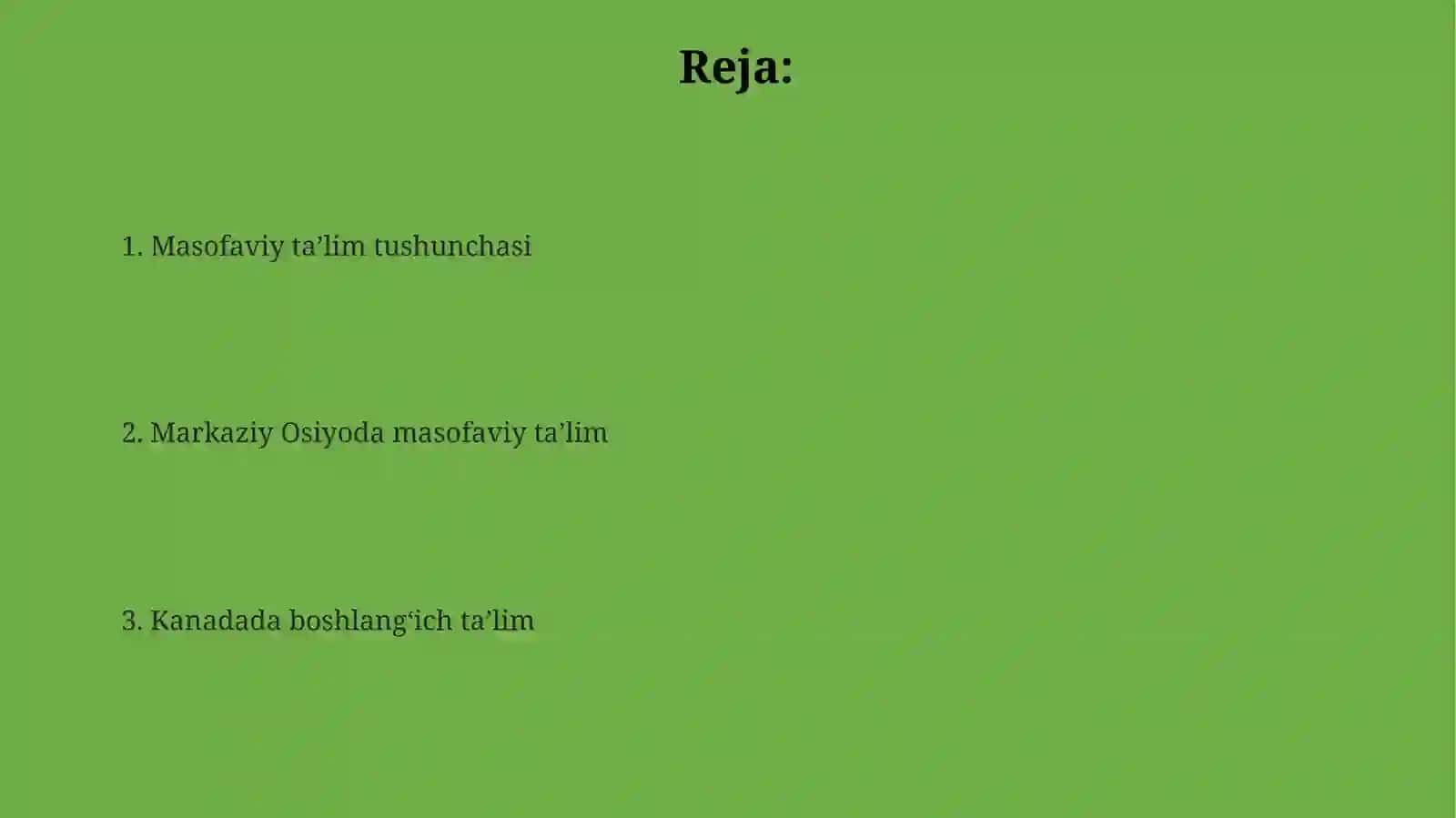 Masofaviy Taʼlim Kanadada 2