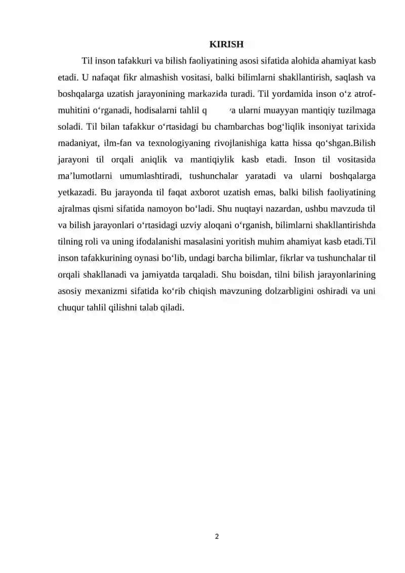 Til va bilish tushunchalari 2