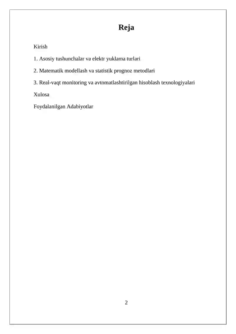Elektr yuklamalarni hisoblash usullari 2