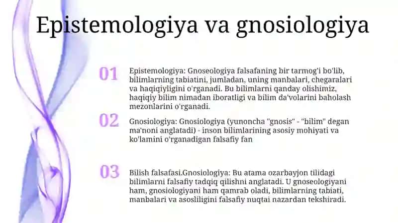 Bilish Falsafasi.Gnosiologiya 2