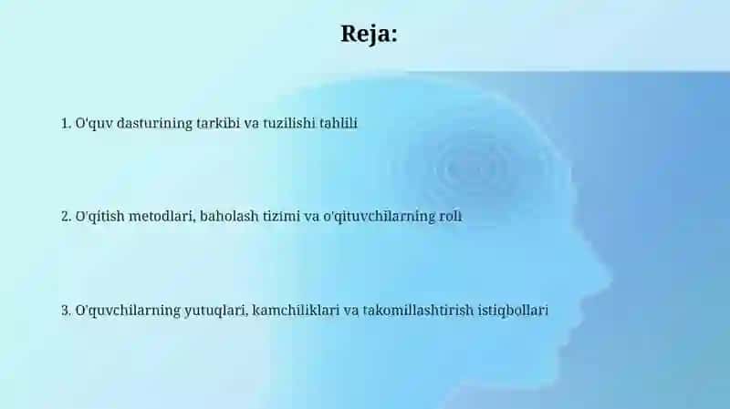 Maktab ta'limida ona tili fanidan o‘quv dasturi tahlili 2