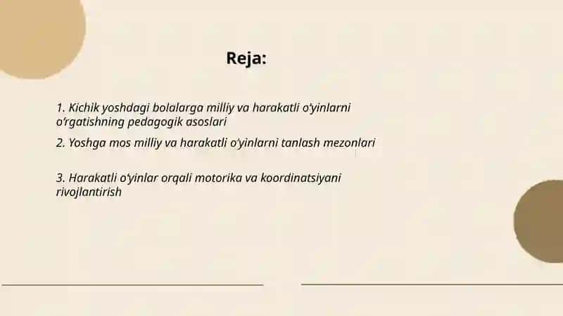 Kichik yoshdagi bolalarga beriladigan milliy va harakatli o‘yinlarni o‘rgatish 2