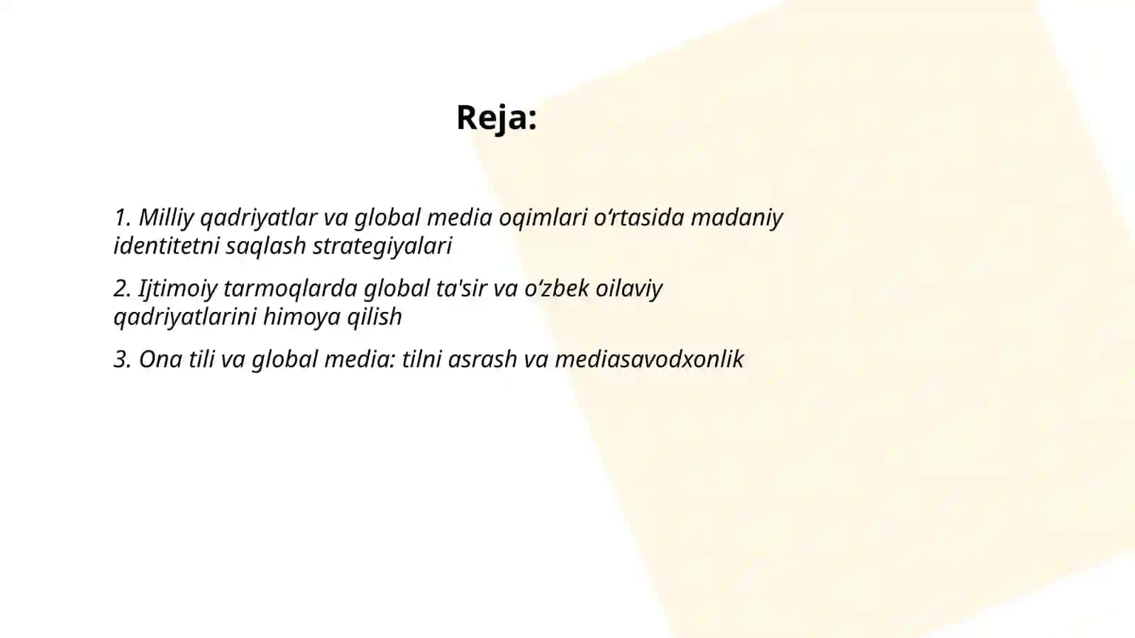 Milliy qadriyatlar va global media oqimlari òrtasidagi muvozanat 2