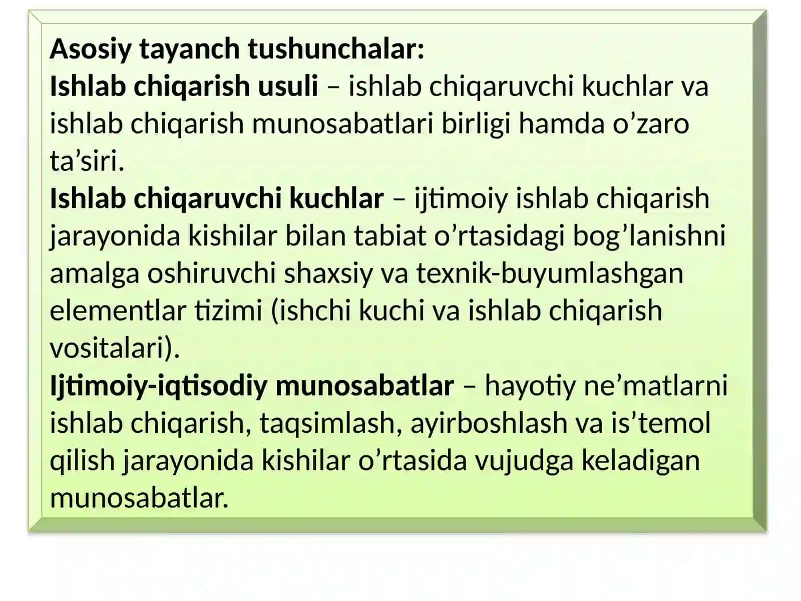 Asosiy tayanch tushunchalar 2