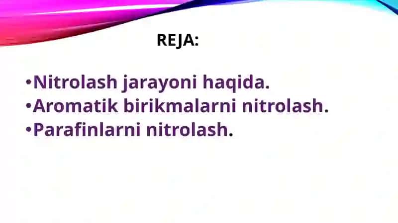 Nitrolash jarayonlari 2