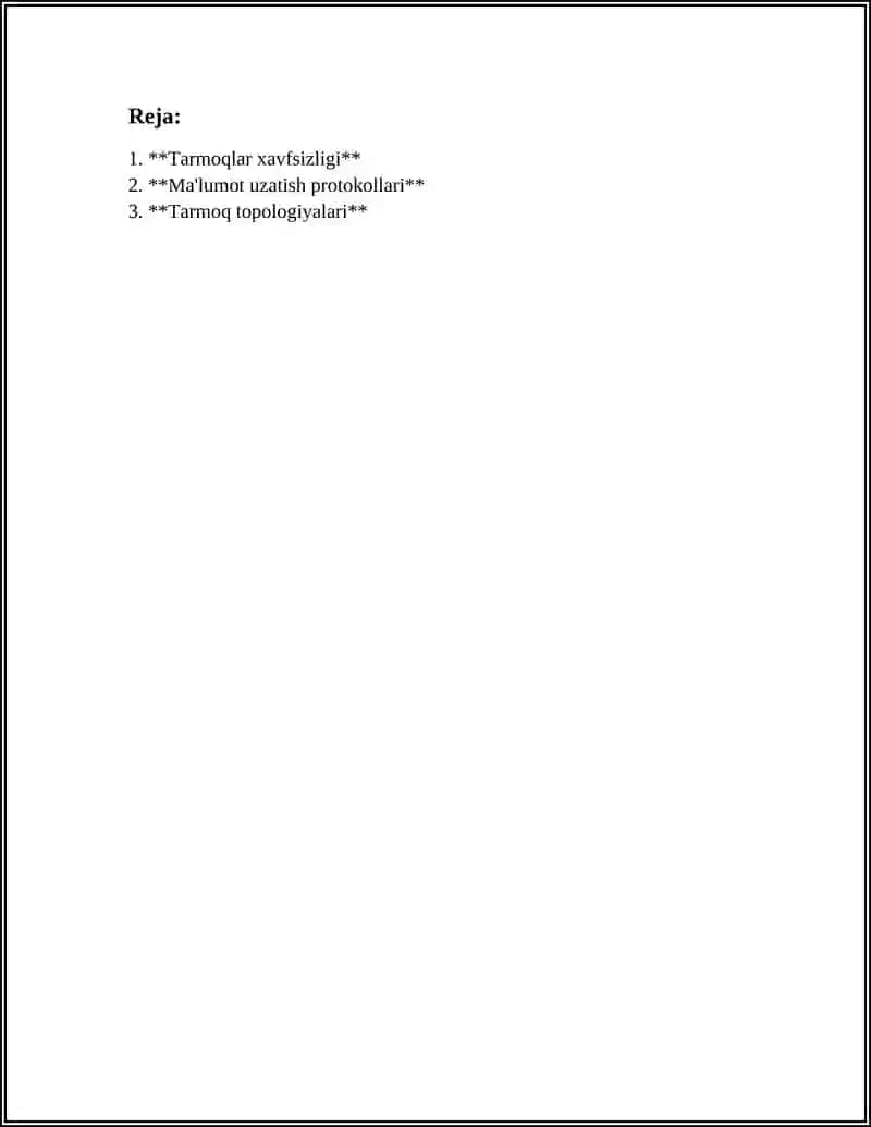 TARMOQNI ADMINISTRATORLASHNING TIPIK MASALALARI 2