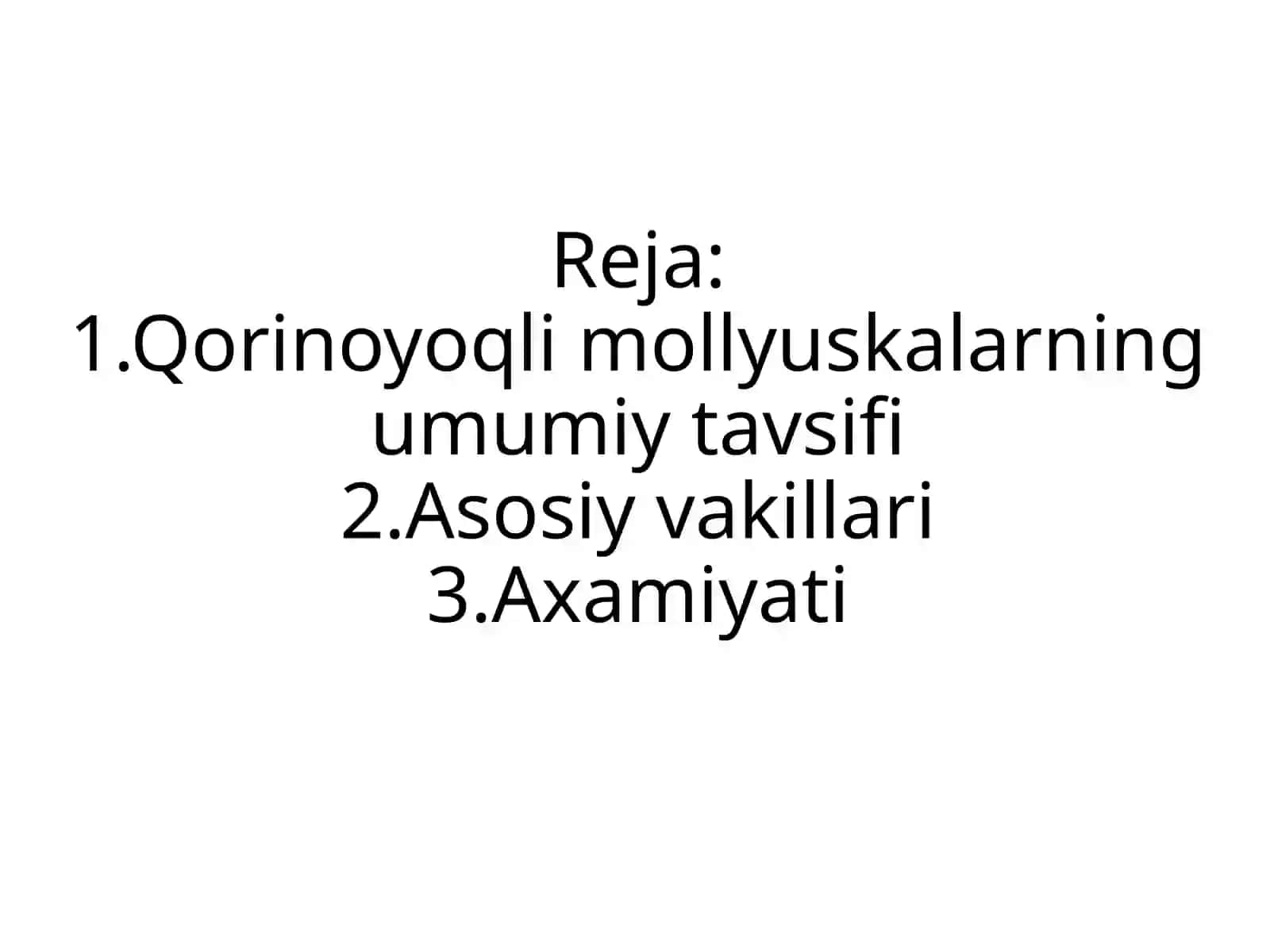 Qorinoyoqlimollyuskalar sinfi 2