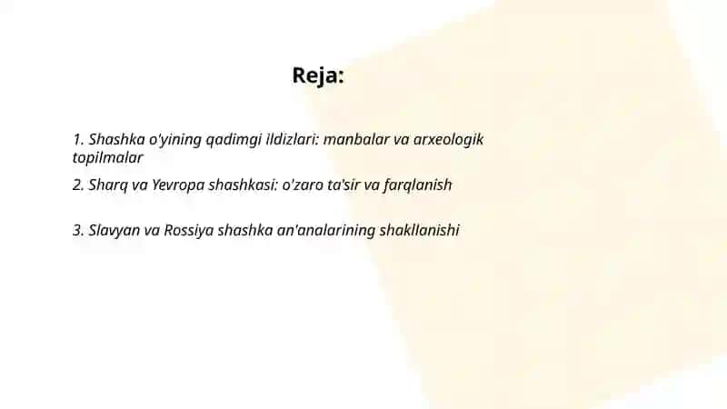 Shashka o'yining kelib chiqishi tarixi va rivojlanish bosqichlari 2