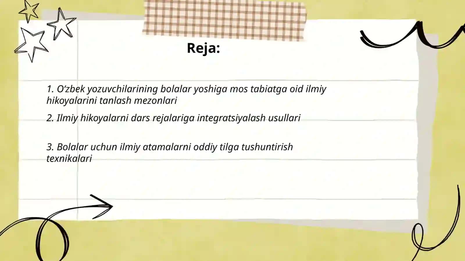 O‘ZBEK YOZUVCHILARINING BOLALAR YOSHIGA MOS TABIATGA OID ILMIY HIKOYALARIDAN FOYDALANISHGA O‘RGATISH 2