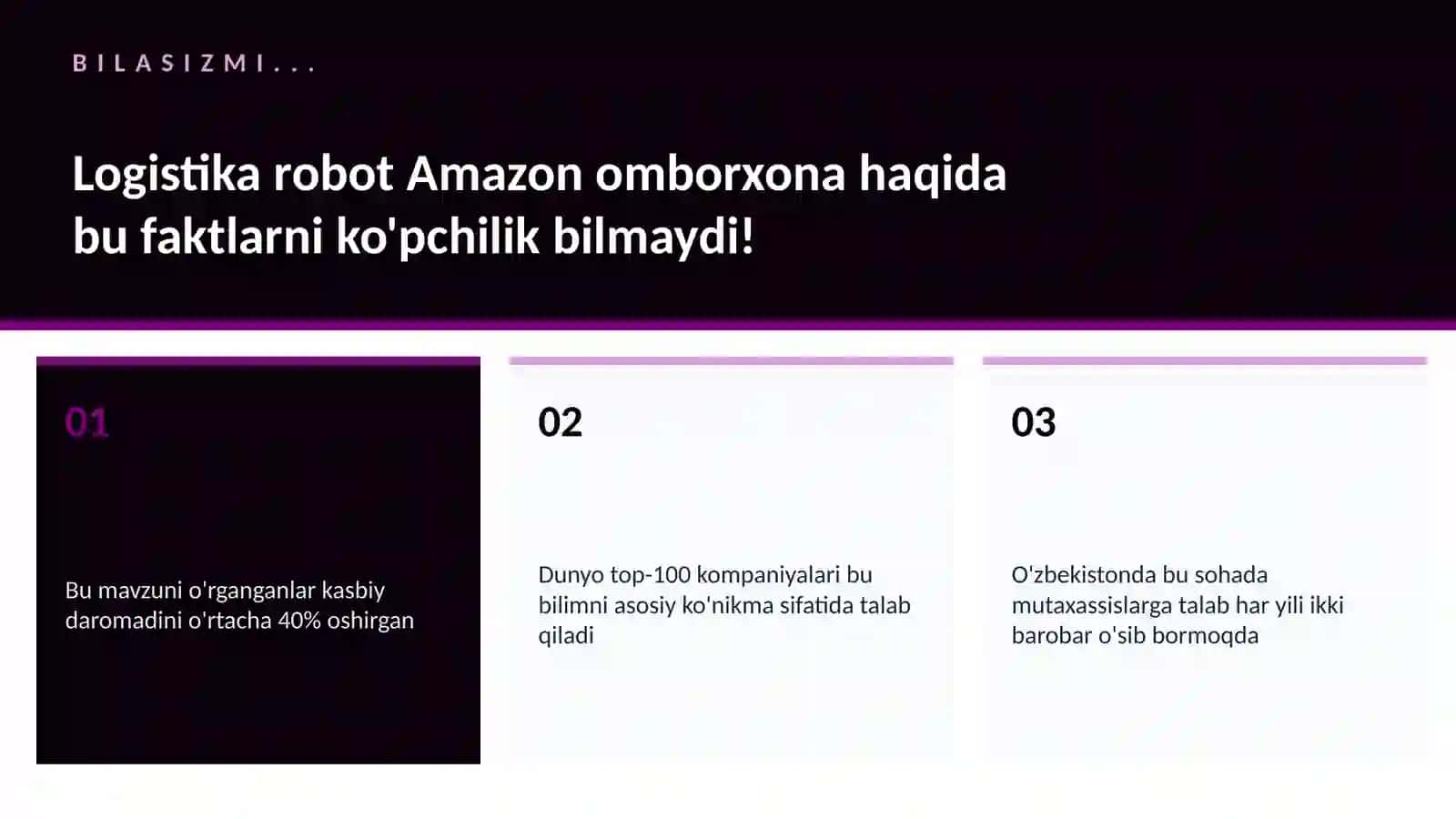 Logistika robot Amazon omborxona 2