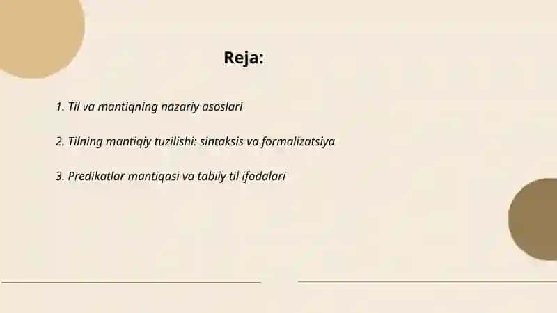 Tilshunoslik va mantiq 2