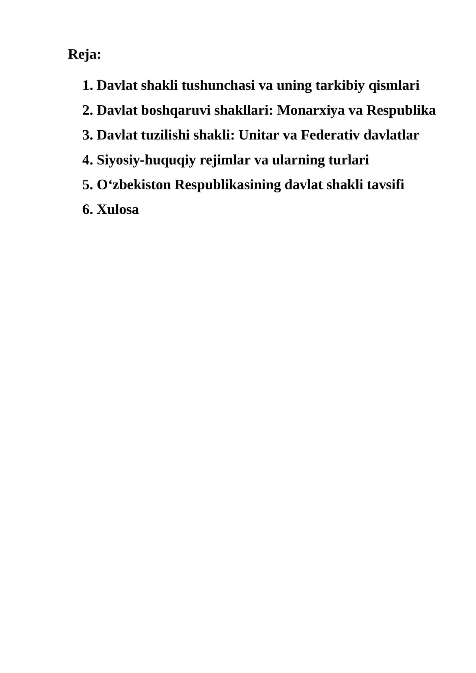 Davlat shakli 2