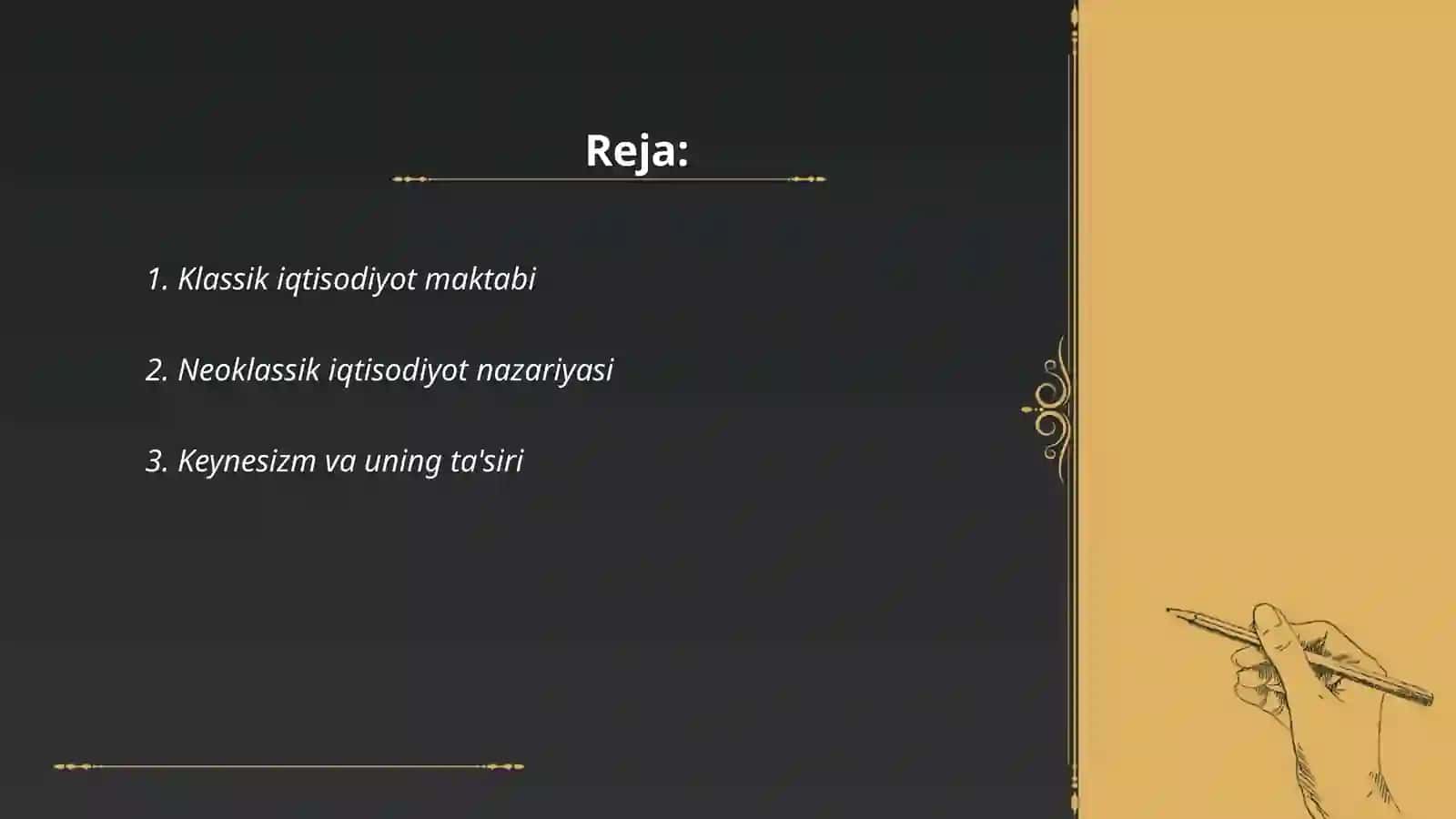 Klassik iqtisodiyot maktabi 2