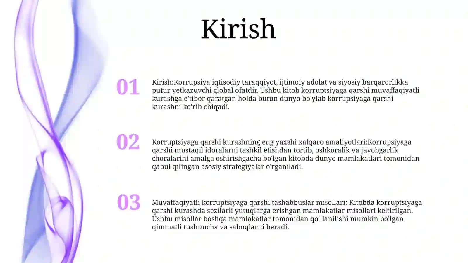 Korrupsiyaga Qarshi Kurashishning Jahon Tajribasi 2