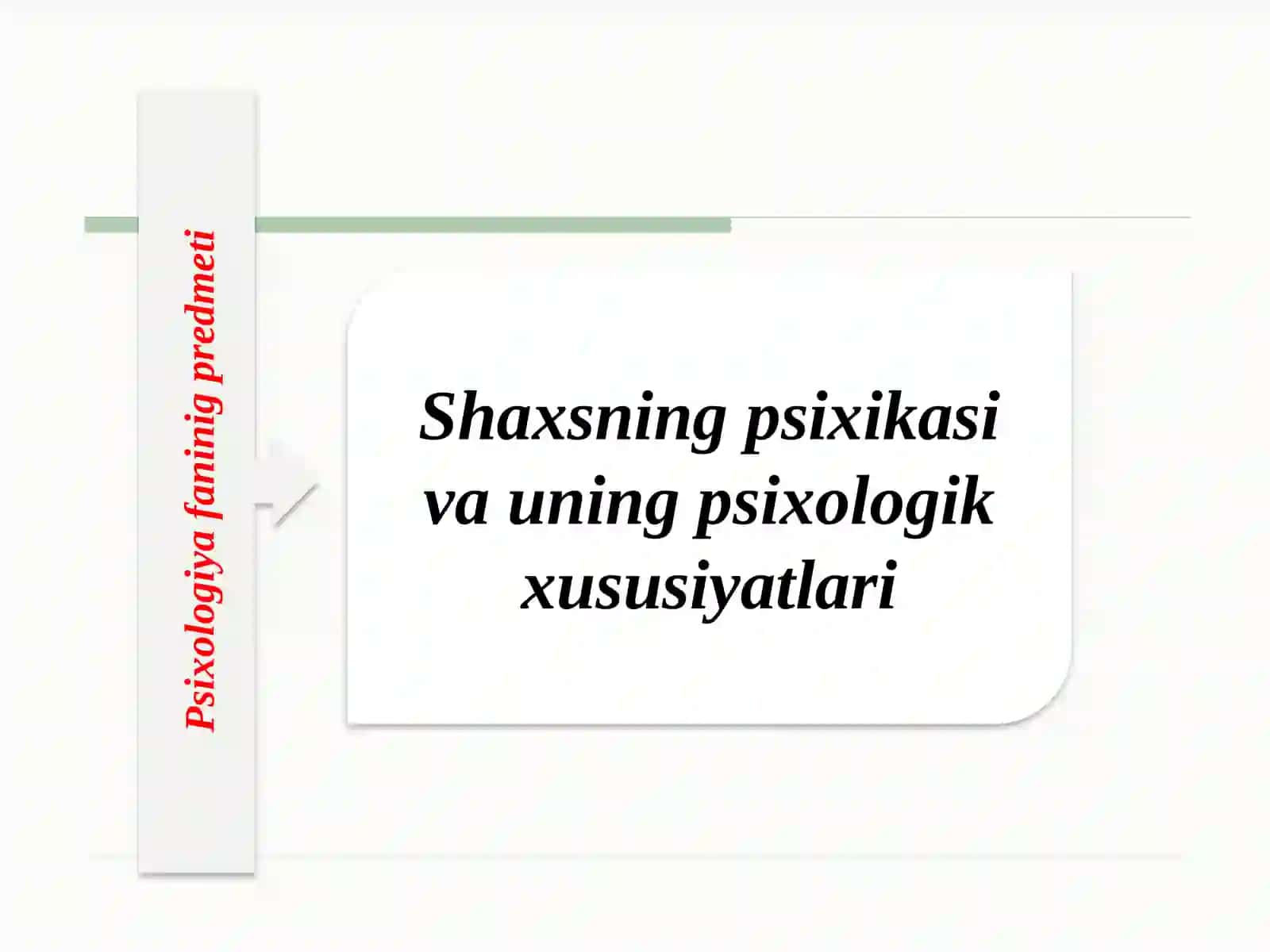 Umumiy psixologiya fanining predmeti, maqsad, vazifalari, tamoyillari va tadqiqot metodlari 2