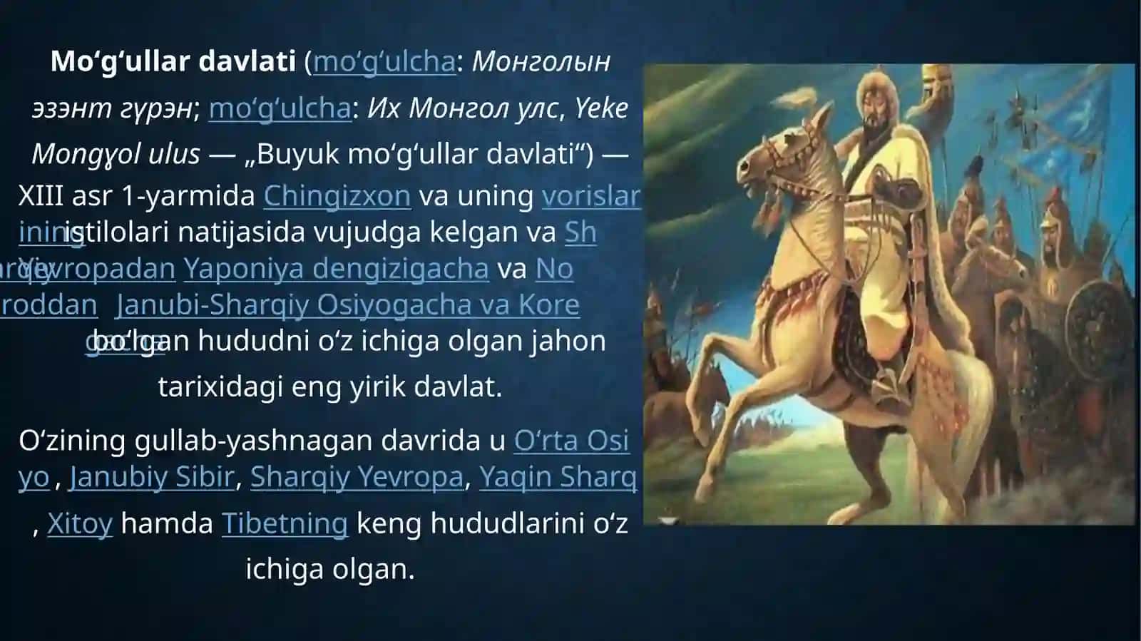MOG’ULLARDAVLATINI 2