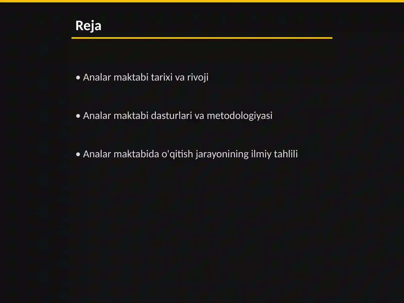 Analar maktabi faoliyatini ilmiy taxlili 2
