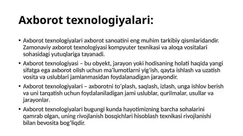 Iqtisodiy axborotlarni jadval muharrirlaridan foydalangan holda qayta ishlash dasturlari 2