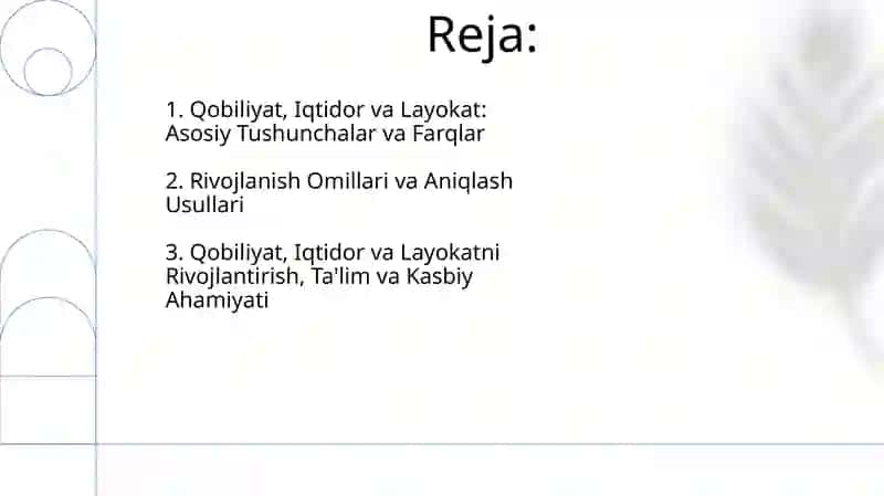 Qobiliyat, Iqtidor va Layokat: Asosiy Tushunchalar va Farqlar 2