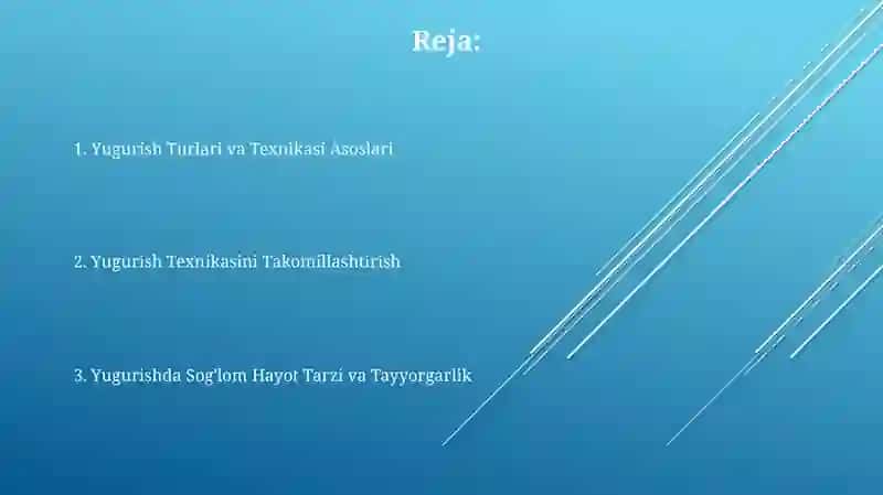 Yugirish turlari va texnikasi 2