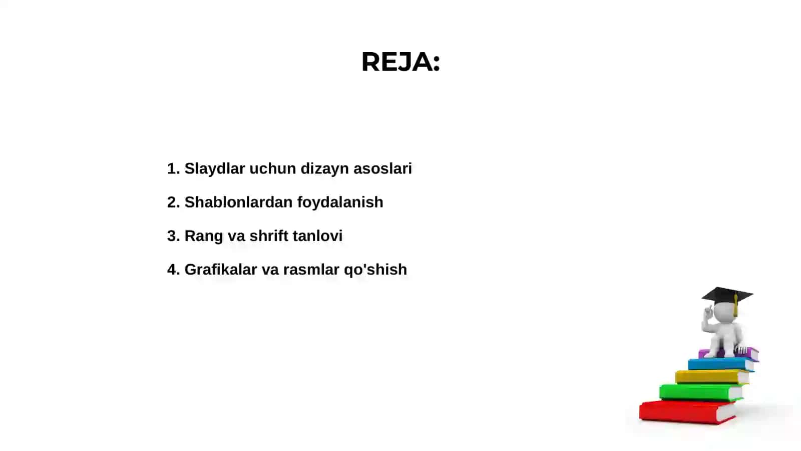 MS PowerPoint dasturida slayd dizayni bilan ishlash 2