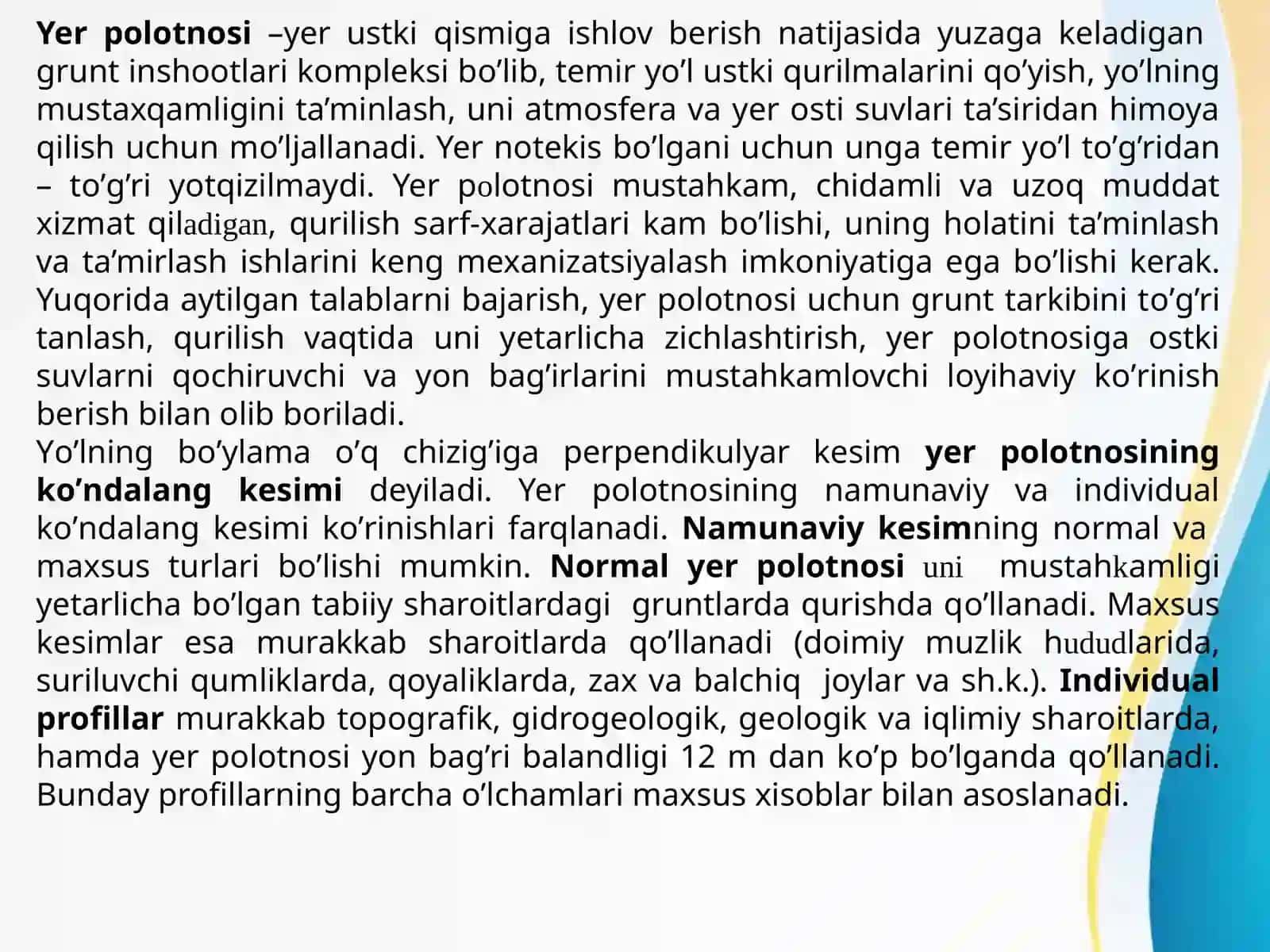 Temir yo’l umumiy kursi 2