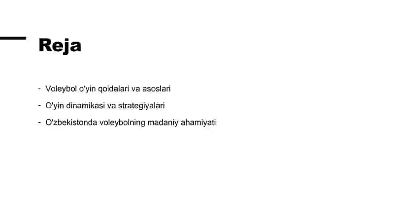 Voleybol o'yin qoidalari va asoslari 2