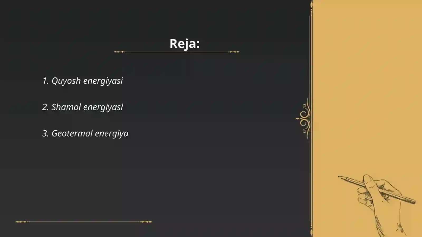 Quyosh energiyasi 2