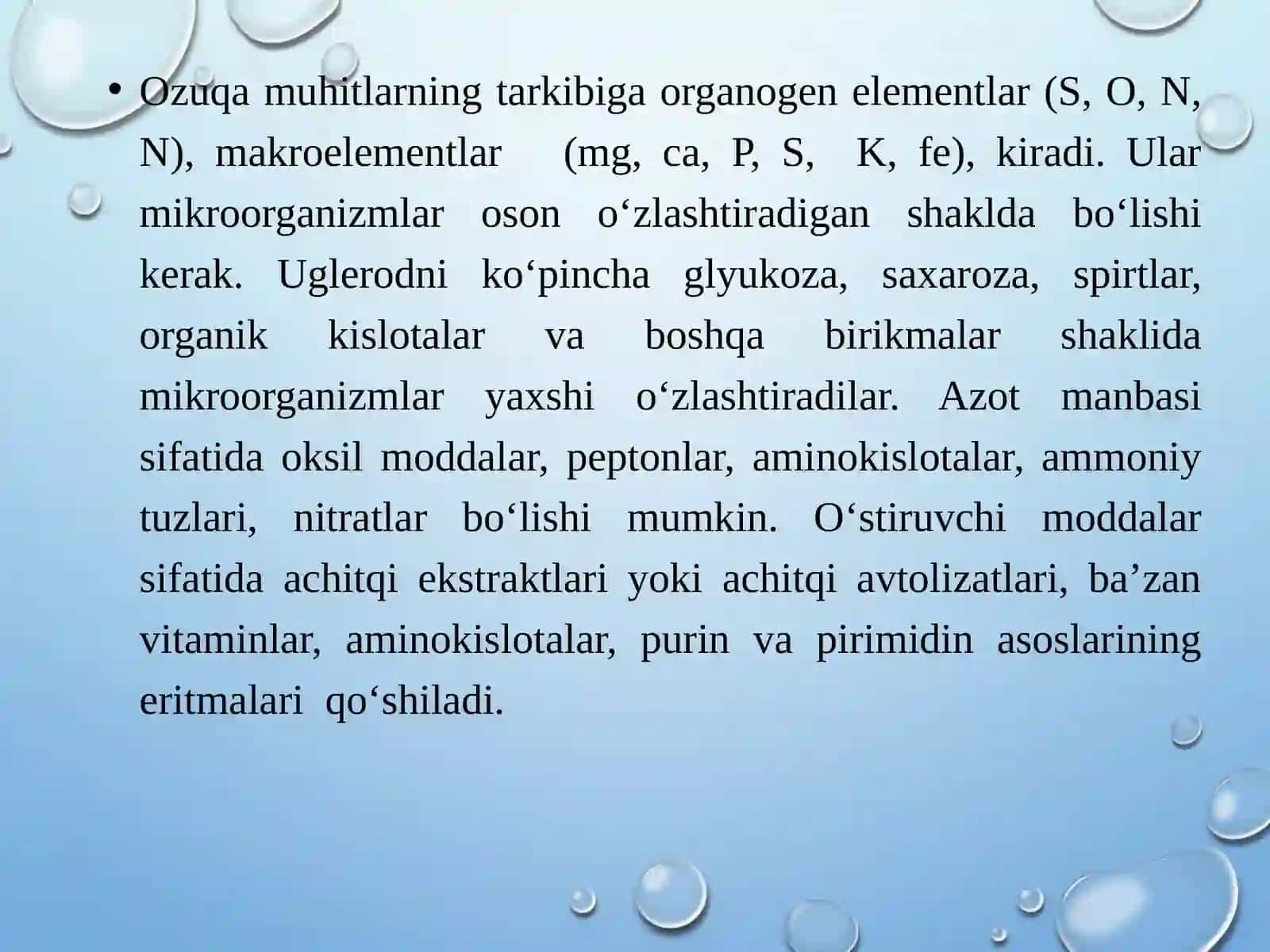 O’SIMLIKLARNI IN VITRO SHAROITIDA O’STIRISH UCHUN TURLI XIL OZUQA MUHIRLARI VA ULARNI TAYYORLASH 2
