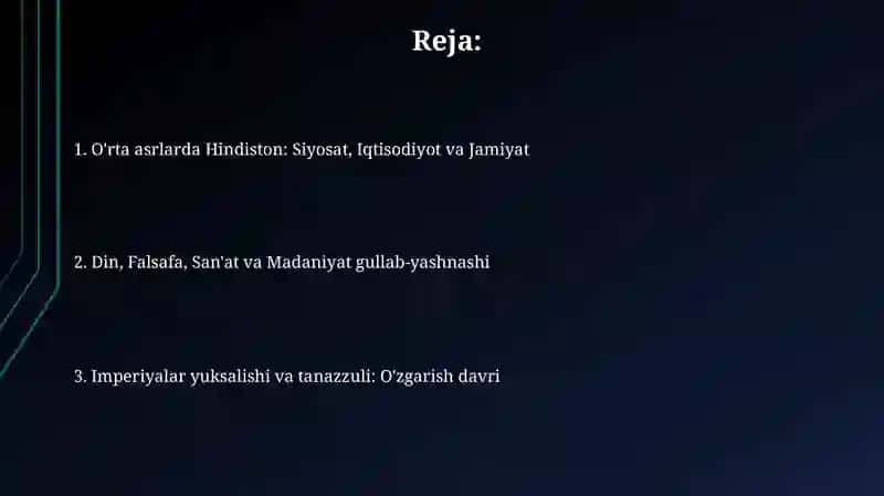 O'rta asrlarda Hindiston: Siyosat, Iqtisodiyot va Jamiyat 2