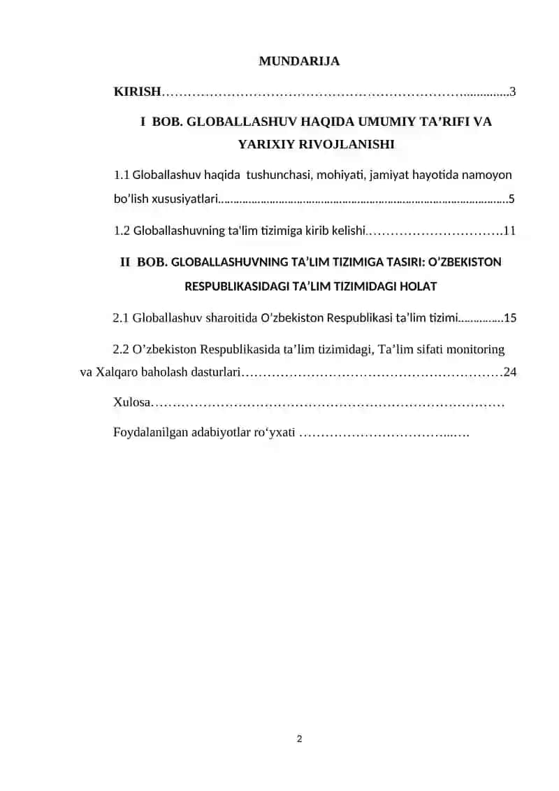 Globallashuvning ta’lim tizimiga tasiri 2
