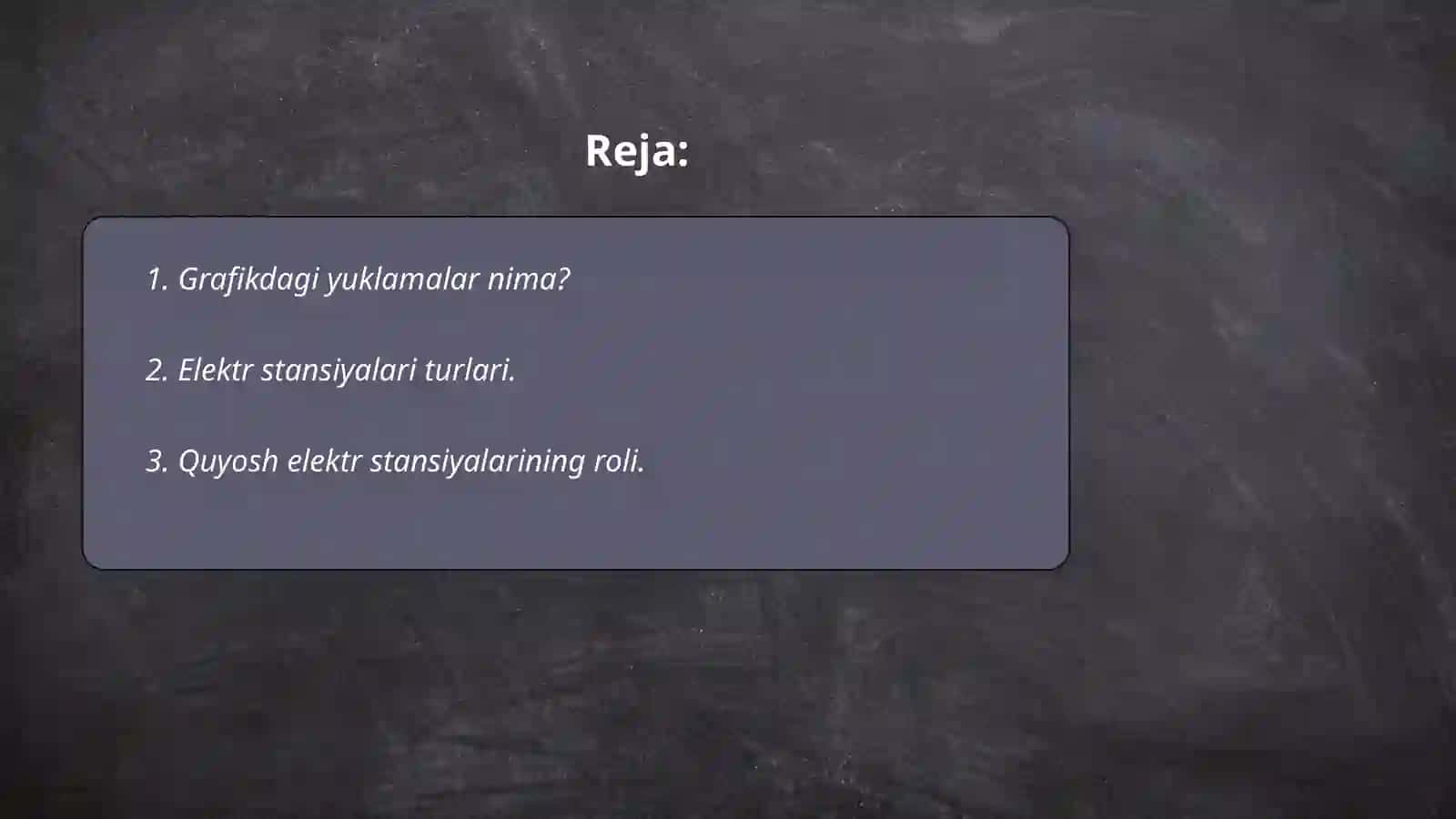 Grafikdagi Yuklamalarni Qoplash: Turli Tuman Elektr Stansiyalarining Roli 2