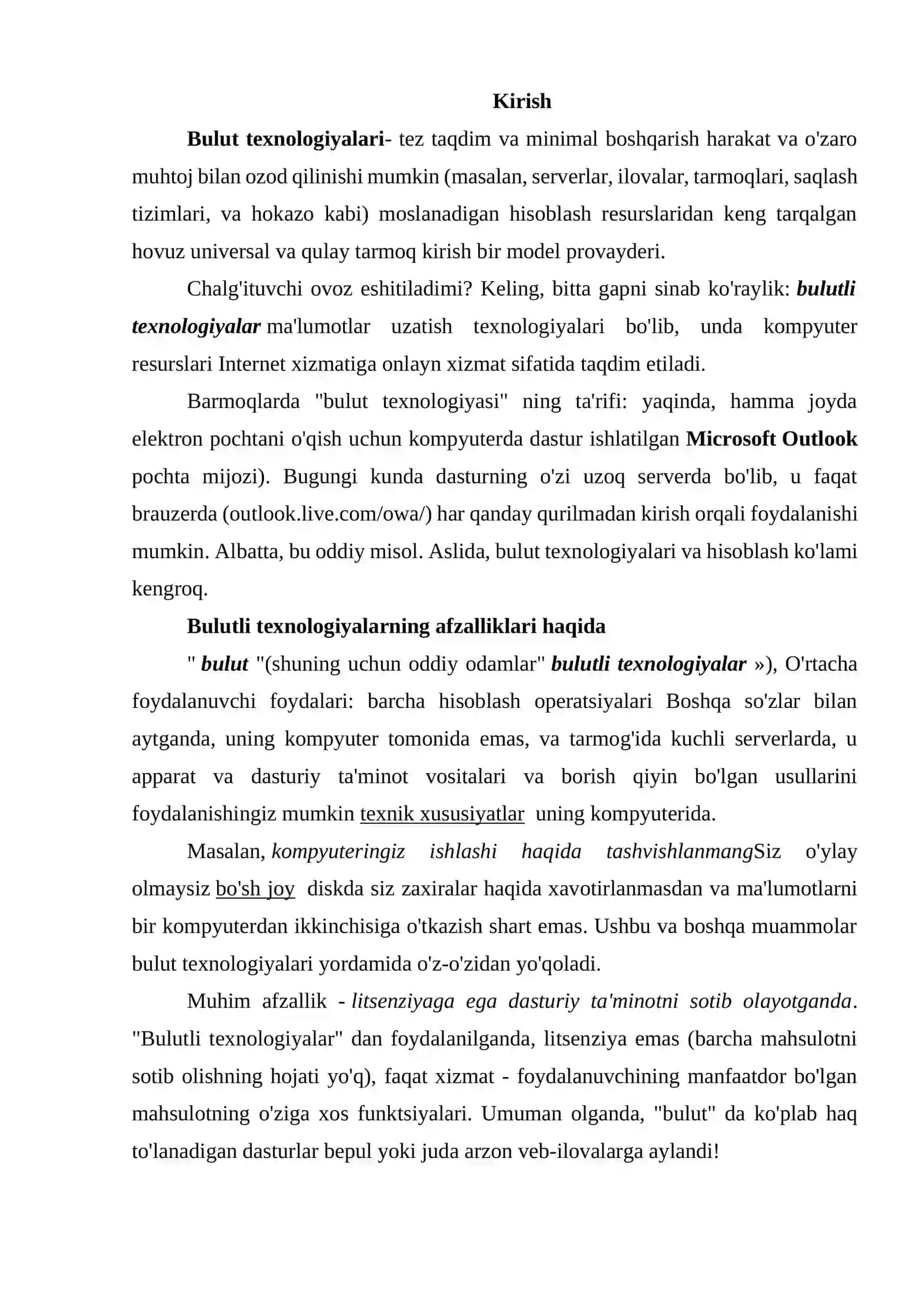 Bulutli texnologiyalar bilan ishlash bo’yicha amaliy qo’llanma 2