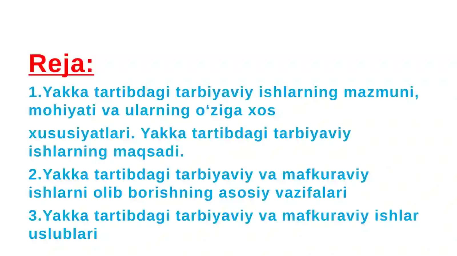 Yakka tartibdagi tarbiyaviy ishlarning pedagogik va psixologik ustuvorliklari harbiy xizmatchilar bilan yakka suhbat o'tkazish metodikasi 2