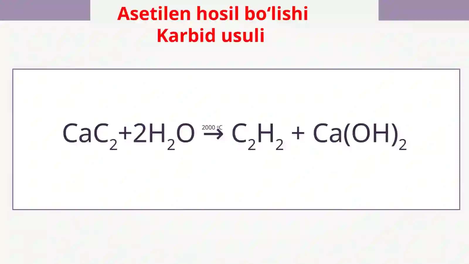 Gazlardan atsetilen ishlab chiqarish 2