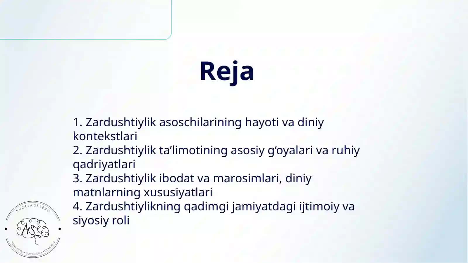 ZARDUSHTIYLIK: TA’LIMOTI VA JAMIYAT HAYOTIDAGI O‘RNI 2
