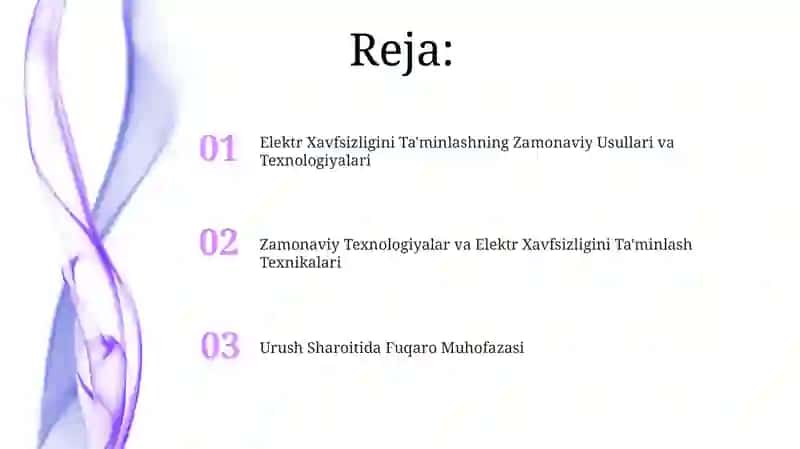 Elektr Xavfsizligini Ta'minlashning Zamonaviy Usullari va Texnologiyalari 2