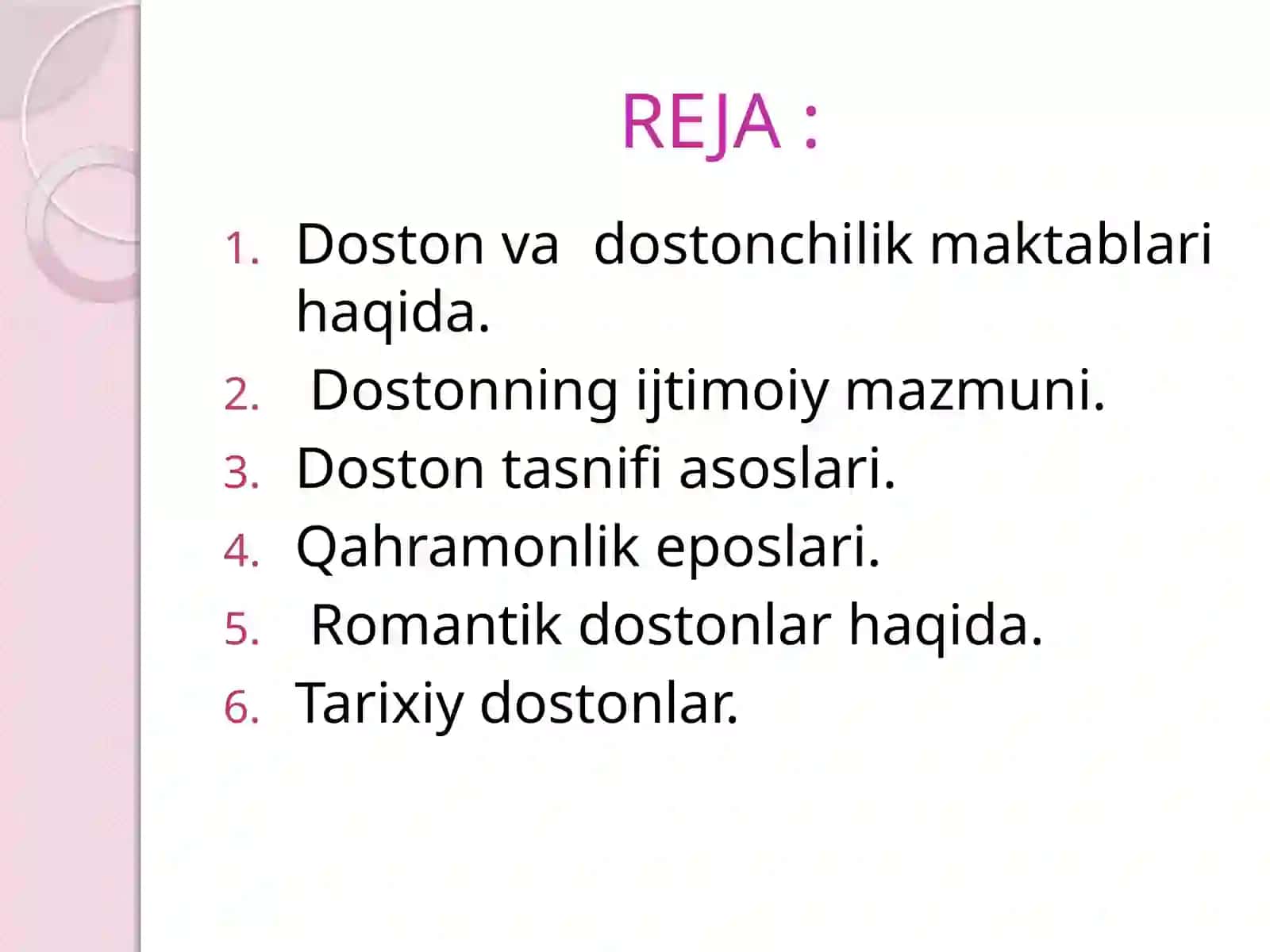 DOSTONCHILIK TARAQQIYOTIDA TARIXIYLIK 2