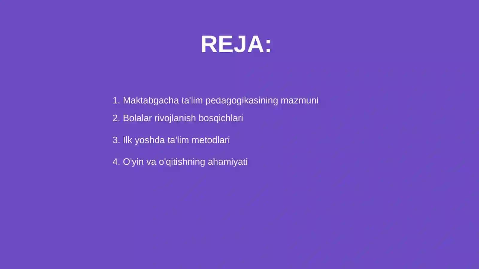 Ilk maktabgacha yoshdagi bolalar pedagogikasining asoslari 2