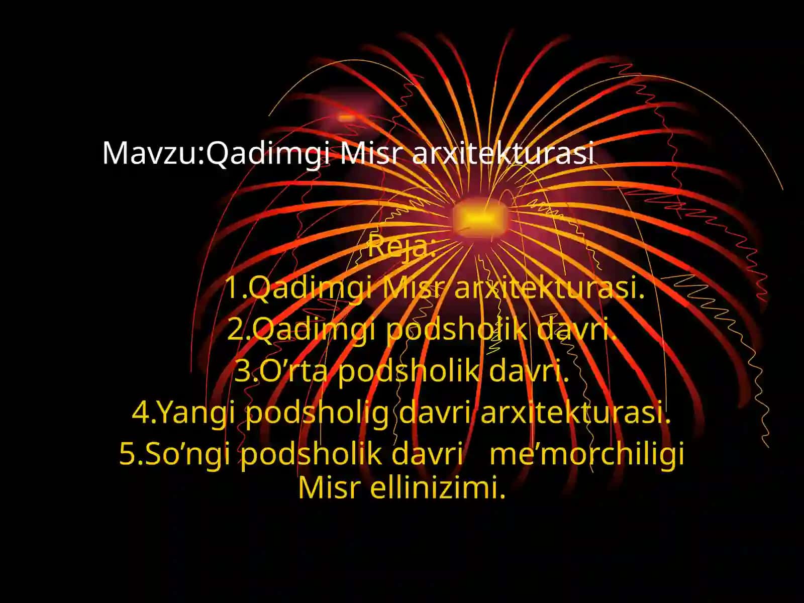 Qadimgi Misr arxitekturasi 2
