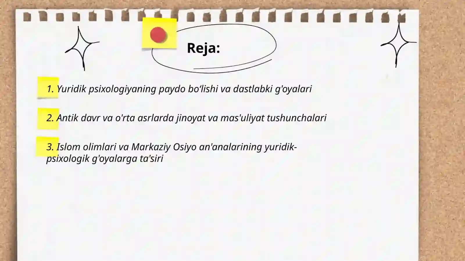 Yuridik psixologiyaning tarixiy rivojlanishi 2