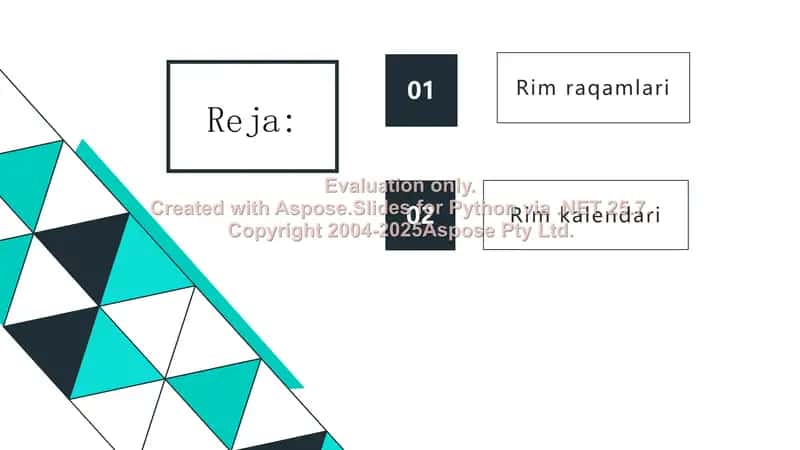 Rim raqamlari va Rim kalendari 2