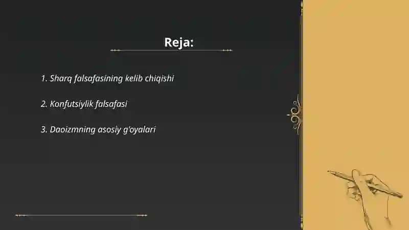 Sharq falsafasi haqida 2